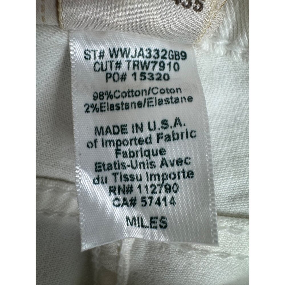 True Religion Womens Relaxed White Miles Relaxed Shorts Size 26 NWT - Picture 7 of 16